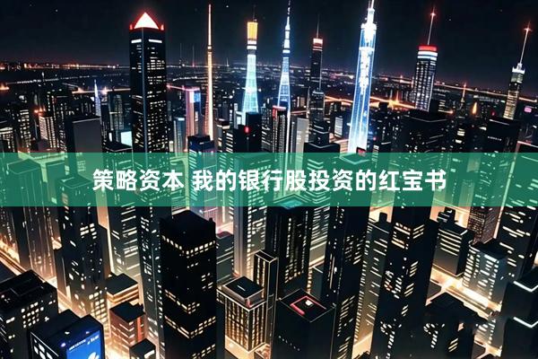 策略资本 我的银行股投资的红宝书
